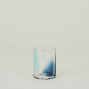 Peacock Sky Hand-Blown Tumbler