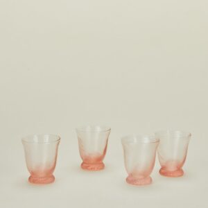 Handmade Spiral Pink Tumbler Set