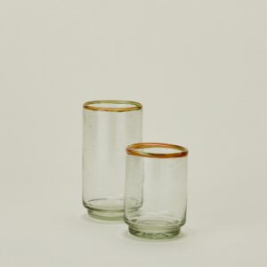 Multicolor Rim Stacking Glass